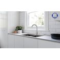 thumbnail image 5 of Hecho de acero inoxidable sólido con un caño giratorio 360> Grifo mezclador de una sola palanca de alta presión> Grifo fregadero de cocina mezclador de acero inoxidable cepillado Afortunado Sencillez, 5 of 5