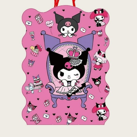 ✨ Fun Kuromi Anime Pull String Piñata Toy for Kids | Candy-Filled Birthday Party Game - No Bats, Just Pull! Safe & Easy Pinata Opening