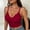 Red, variant on Women's Lace Beauty Back Bra Soft Elegant Exquisite Breathable Edges Wireless Underwear Top for Fashion and Comfort Daily Wear
