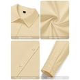 thumbnail image 4 of Vividaire Button Down Shirts for Women Cotton Long Sleeve Dress Shirt Classic Fit Work Business Casual Blouses, 4 of 8