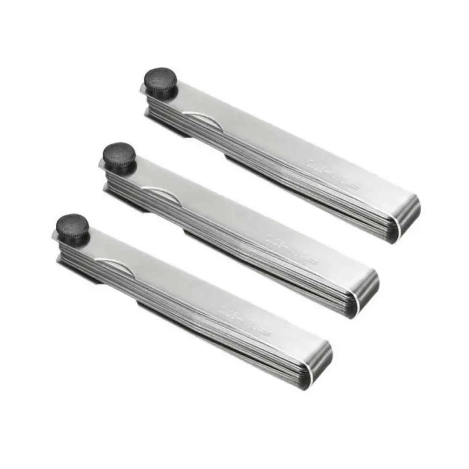 17 Blades Feeler Gauge Thickness Gauges Measurment Tool Gap Wedge for Engine Valve Adjustment 0.02-1mm Percision Measuring Tools ,Corrosion-Resistant