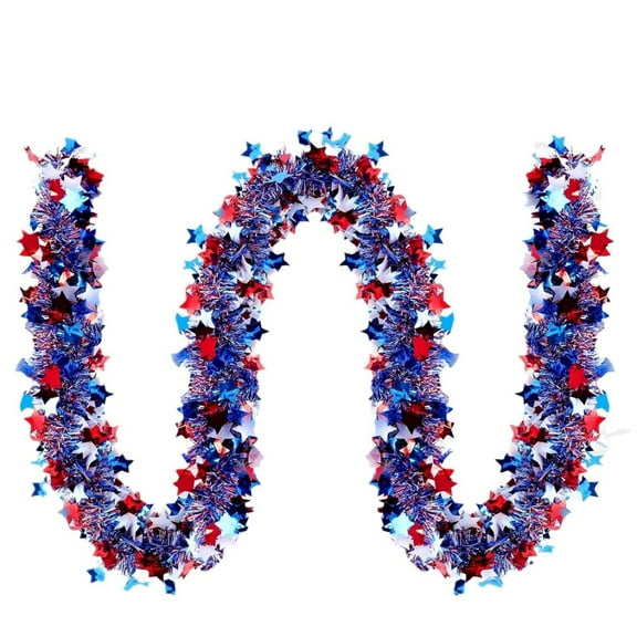 Memorial Day Decorations Us Independence Day Decor with Blue White Stripes & Stars Patriotic & Festive Hanging Ornaments for Outdoor Spaces Memorial Day Decorations for Office Harlik