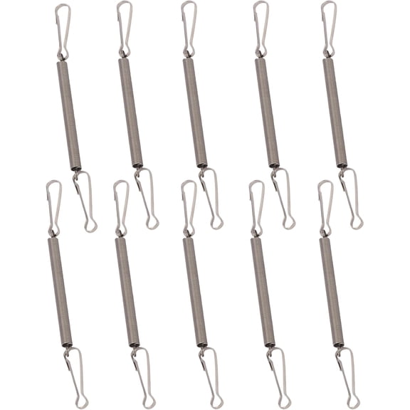 10 Pcs Spring Clips for Rabbit Water Bottles - Metal Holder Replacement for Small Animal Cages (Hamster, Rats, Guinea Pigs)-dh