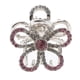 thumbnail image 1 of Garra de pelo de diamantes de imitación Sunnimix para mujeres Rosa, 1 of 8
