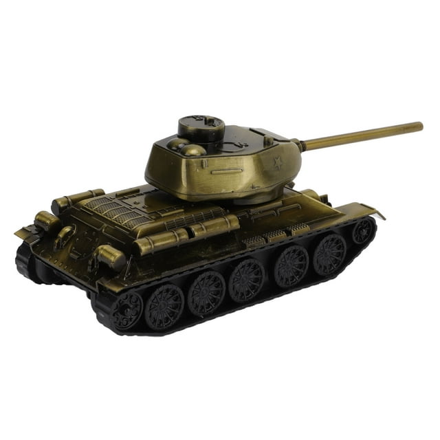 Decoración de escritorio, modelo de tanque de metal, decoración retro para el hogar, regalos para niños, optimizado para la excelencia
