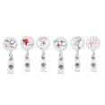 thumbnail image 3 of FAGINEY 6Pcs Retractable Badge Holder ID Badge Reels Clip Portable ID Name Card Badge Holders Accessory, 3 of 8