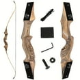 thumbnail image 7 of BLACK HUNTER Wooden Recurve Bow Hunting Takedown Bow 60 lbs, 7 of 7
