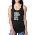 thumbnail image 1 of Wild Bobby, Mama. Mommy. Mom. Bruh. Mother's Day Ladies Racerback Tank Top, Black, Small, 1 of 6