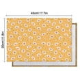 thumbnail image 6 of Yellow Daisy Flower Retro Pattern Summer Placemats Table Placemats Set Of 4-Linen Kitchen Washable Placemats Table Mats 11.8"x17.7" Non-Slip Heat Resistant, 6 of 6