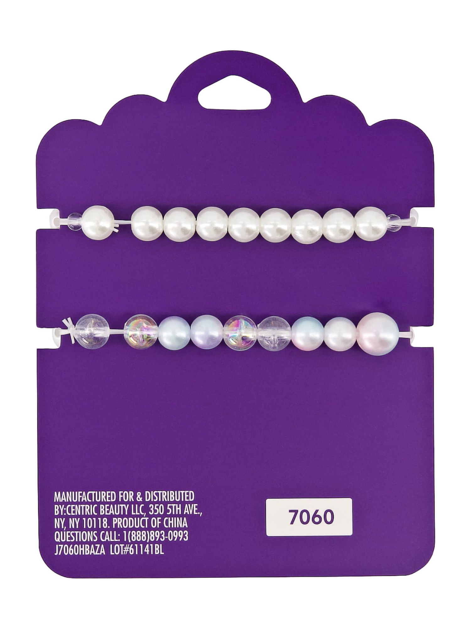 Claire's Best Friends Bracelet Set - Bows, 2pcs