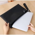 thumbnail image 5 of Fireproof Document Bag with Lock,Fireproof and Waterproof Money Bag with Zipper Closure, Storage Pouch for A4 Letter Size Document, Cash, Cell Phone, Passport-Black, 5 of 5
