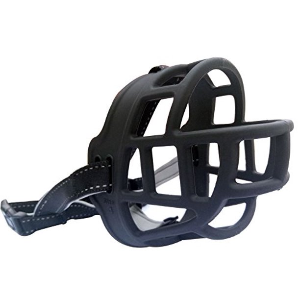 Silicone Basket Dog Muzzles, Breathable and Adjustable, Allows Drinking