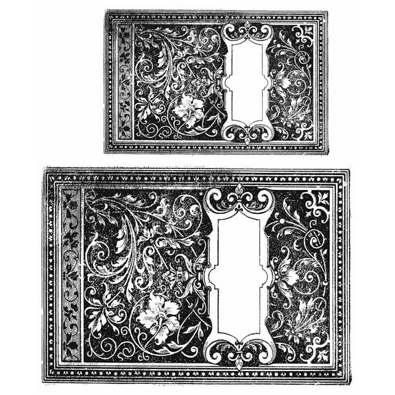 Tim Holtz Cling Rubber Stamp Set-Book Cover