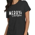 thumbnail image 2 of Christmas Shirts for Women Christmas Tree T-Shirt  Letter Graphic Tees Tops, 2 of 6