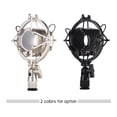 thumbnail image 4 of Univerdal Condenser Microphone Mic Shock Mount Holder Bracket -vibration for On-line Broadcasting Studio Music Recording, 4 of 7