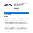 thumbnail image 2 of Rear Brake Pad Set - Compatible with 2019 - 2023 Ford Ranger 2020 2021 2022, 2 of 2