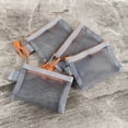 thumbnail image 5 of Dsseng Clear mini Transparent nylon mesh zipper storage bag ID bank card credit card organizer pocket portable purse cute wallet keys earphone zipper pouch, 5 of 5