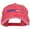 Red, variant on Freedom USA Flag Embroidered Unstructured Cap - Red OSFM