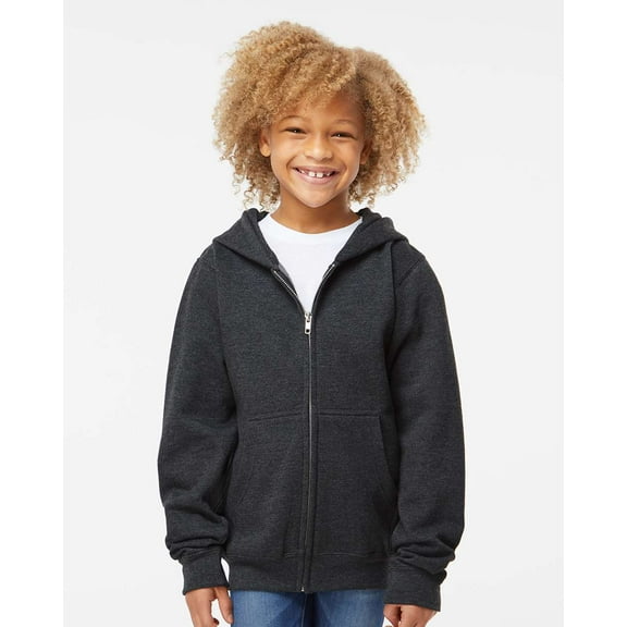 Independent Trading Co. - Youth Midweight Full-Zip Hooded Sweatshirt - SS4001YZ