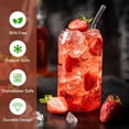 thumbnail image 4 of Joyclub 16 oz Bamboo-Lid Beverage Glasses (Set of 4), 4 of 8
