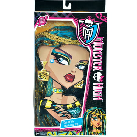Morris Costumes Synthetic Monster High Cleo De Nile Children Wig, Style XS11594