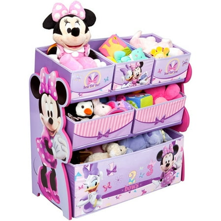 Disney Minnie Mouse Multi-Bin Toy Organizer by Delta (Best Toy Organizer For Toddlers)