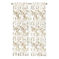 thumbnail image 2 of Achim Misty Indoor Polyester Light Filtering Floral Curtain Panel, Hazelnut, 52-in W x 84-in L, 2 of 6