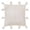 Big circle 45*45cm, variant on HILOGEL Nordic Moroccan Style Throw Pillow for Case Woven Tufted Blue Cream Geometric Pattern Pompom Decorative Cushion Cover with Tassels