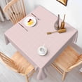 thumbnail image 6 of Tchckioa Pink Square Tablecloth for Outdoor Party Decor,Stain Resistant Table Cloth,70x70 Inch, 6 of 6