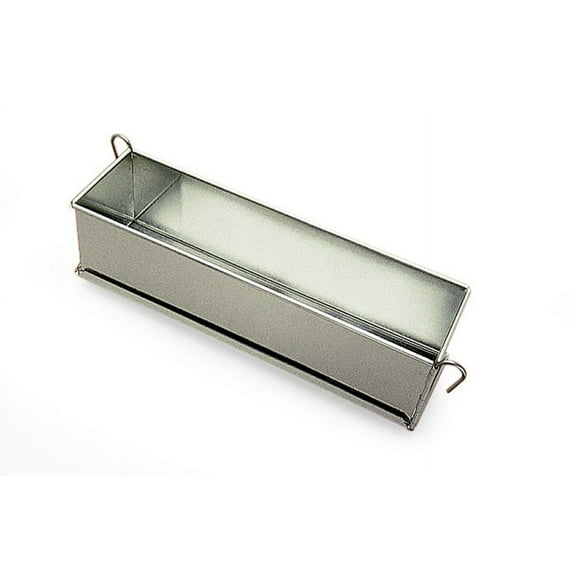 Gobel Pate Terrine Mold with hinges, Tinned Steel, 3" Wide x 3" High 12" Long