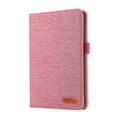 thumbnail image 2 of Case for Amazon Kindle 6 Inch 2024, Cloth Texture Business Tablet Cover with Multi-Angle Flip Stand & Card Holder, Full Protection Case for Amazon Kindle 11th Generation 2022, Pink, 2 of 6