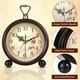 thumbnail image 3 of Reloj despertador de estilo vintage, silencioso, antiguo, retro, de mesa, decorativo, silencioso, sin tictac, clásico, retro, de escritorio (sin batería)., 3 of 5