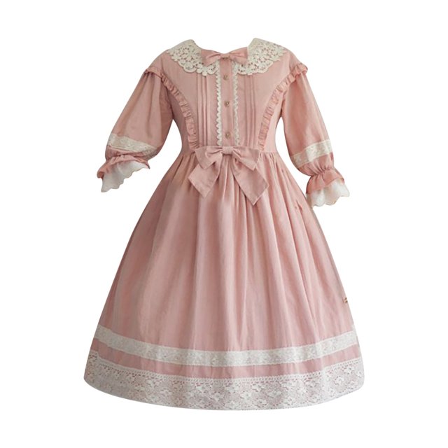 LSLJS Robe Bouffante d'Été pour Femme à Manches Longues avec Nœud, Fente à l'Articulation, Joli Tempérament, Robe de Bal