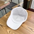 thumbnail image 4 of Eoperou Plush Baseball Cap Autumn Winter Fuzzy Curved Brim Windproof Warm Solid Color UV Protection Men Women Adults Outdoor Sports Casual Ponytail Peaked Hat, 4 of 8
