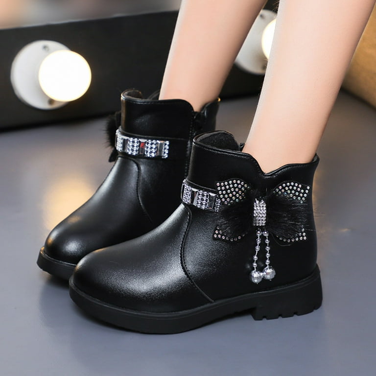 Leather boots cheap toddler girl