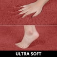thumbnail image 5 of Claret Bathroom Rug, Non Slip Bath Mat, 20" x 32" Microfiber Thick Plush Water Absorbent Shower Mat for Bedroom, Tub and Shower, Machine Washable, 5 of 10
