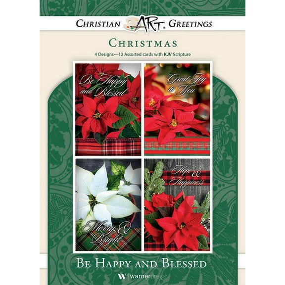 Boxed Cards - Assorted Pack - Christmas - Be Happy and Blessed - (Kjv) (Other)