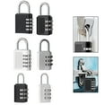 thumbnail image 5 of 4-Digit Password Combination Padlock Zinc Alloy Suitcase Smart Password Lock, 5 of 5