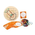 thumbnail image 3 of de madera, juguete educativo gráfico, juego de mesa, divertido juego de figuras para crear formas, rompecabezas para niños y niñas,, 3 of 9