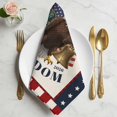 thumbnail image 2 of 250 Year American Anniversary Flag Cloth Napkins, Eagle USA Flag Washable and Reusable Dinner Napkins Set of 6, Table Napkin for Kitchen Party Birthday Wedding Hotel Housewarming 20"x20", 2 of 9