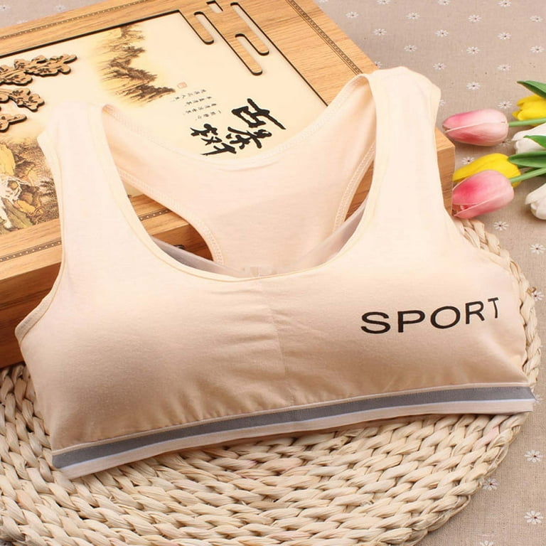 Hesxuno Sports Bras for Girls Kids Girls Underwear Bra Vest Children  Underclothes Sport Undies Clothes 