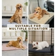 thumbnail image 6 of Made4pets Washable Dog Bed for Size Dogs, Reversible Foam Floor Dog Mat, 35*23, Pink, 6 of 7