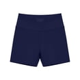thumbnail image 5 of Cagogo Women's High Waisted Quick Dry Sport Shorts Slim Fit Casual Workout Athletics Running Yoga Gym Shorts Summer Activewear Beach Lounge Trousers, Navy L, 5 of 5