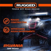 SYLVANIA Rugged 3 Inch Cube LED Light Pods | | Flood Light 1400 Raw Lumens, Off Road Driving Work Light, Truck, Tractor, Boat, ATV, UTV, SUV, 4x4 (2 PC)