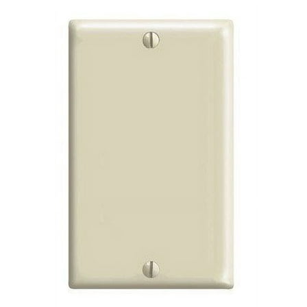Leviton R51-0pj13-00i 1-Gang Midway Size Ivory No Device Blank Wall Plate