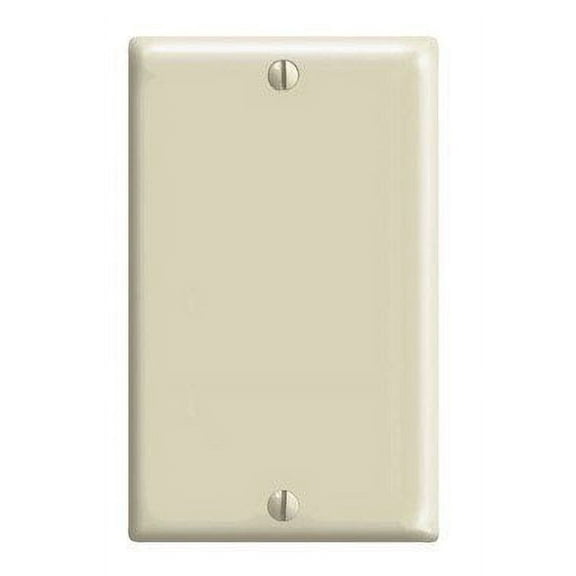 Leviton R51-0pj13-00i 1-Gang Midway Size Ivory No Device Blank Wall Plate