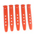 thumbnail image 1 of 5pcs / Set 9 Pulgadas Aleación De Aluminio Camping Senderismo Pya Tienda Cvijas Estacas Uñas adaptaciónción / Nieve Bndo naranja DYNWAVEMX clavijas de la tienda de campaña, 1 of 8