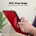 thumbnail image 6 of Slim Case for Samsung Galaxy Tab A9+ 11" SM-X210 X216 X218, Protective Shockproof Hand Strap Stand Lightweight Bumper Thin Case Cover for Galaxy Tab A9 Plus 11", Red, 6 of 7