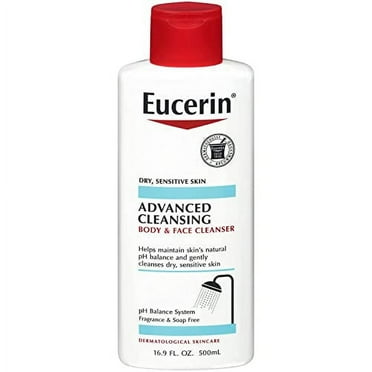 Eucerin Advanced Cleansing Body And Face Cleanser, 16.9 Fl Oz - Walmart.com