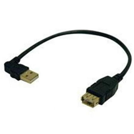 UPC: 0037332117861 | Tripp Lite Usb Right Angle Extension Cable – 1 X Type A Male Usb – 1 X Type A Female Usb – 10 – Black (u00510i)